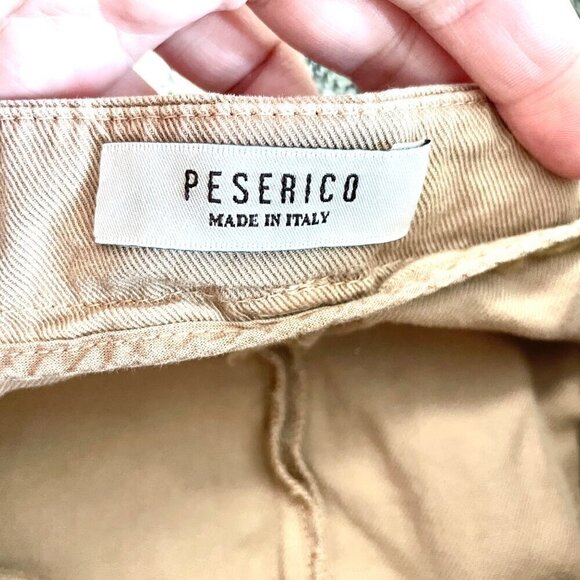 Peserico Khaki Midi Belted Skirt in Size IT 38 - Picture 4 of 10